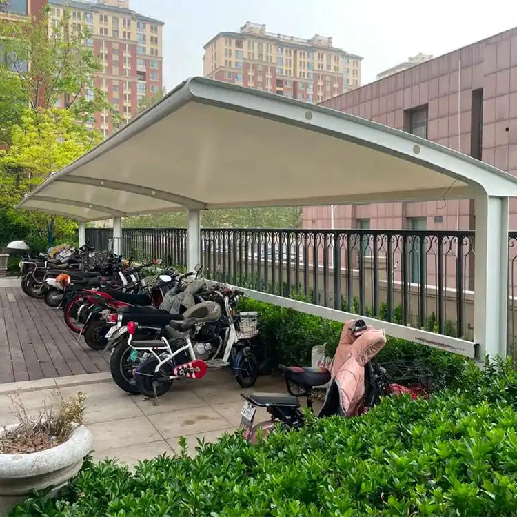 资阳膜结构电动车棚